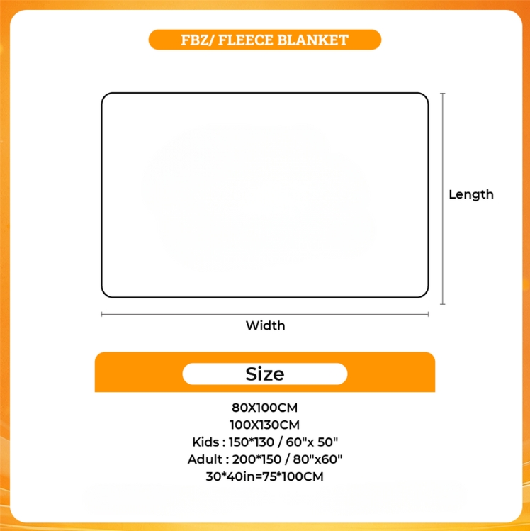 3D Fleece Blanket - Kanye West UK Shop