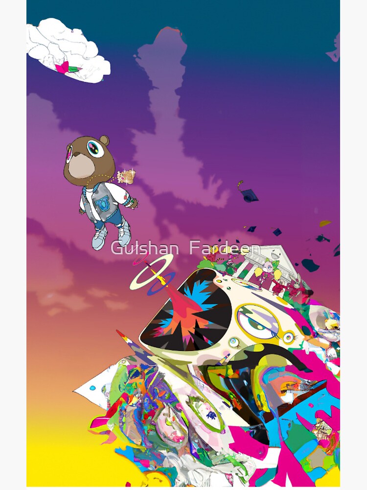Graduation Kanye West Shower Curtain - Image 2