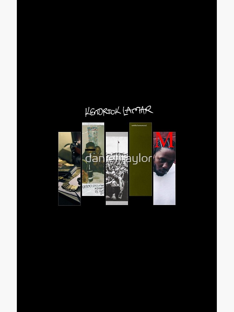 Kendrick Lamar Discography Shower Curtain - Image 2