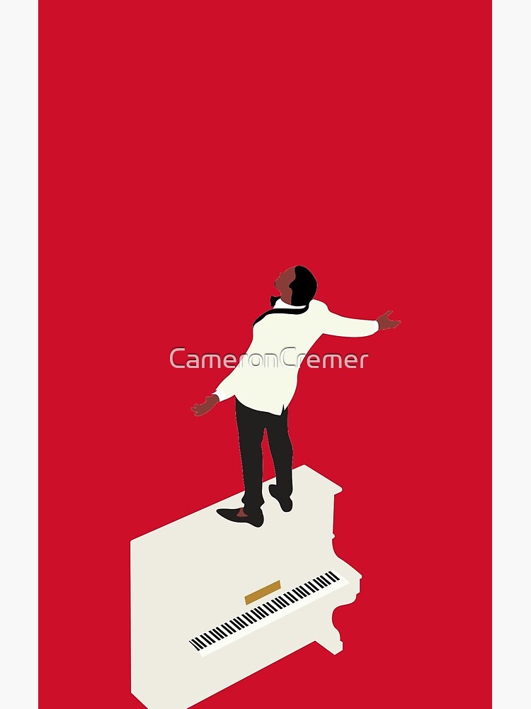 Kanye Runaway Piano Design Shower Curtain - Image 2