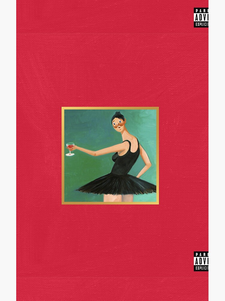 My Beautiful Dark Twisted Fantasy Kanye West Shower Curtain - Image 2