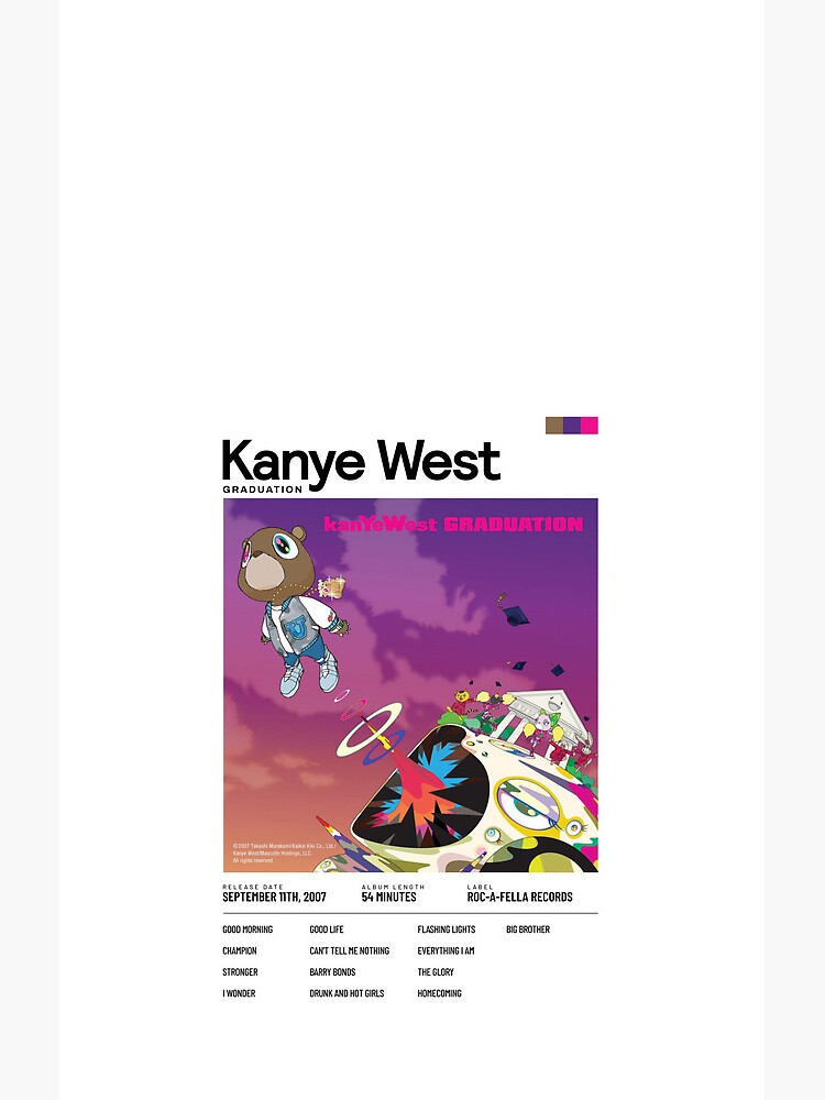 Kanye West Graduation Shower Curtain - Image 2