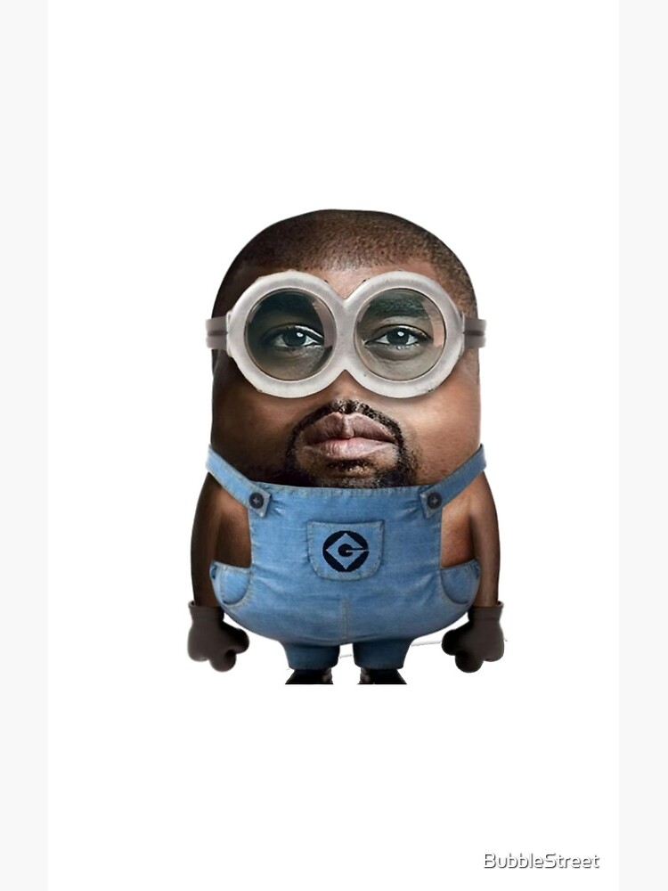 Kanye West Minion Aesthetic Shower Curtain - Image 2