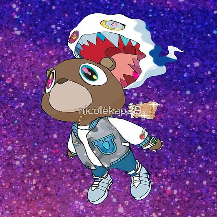 Kanye Bear Kids See Ghosts Tote Bag - Image 2