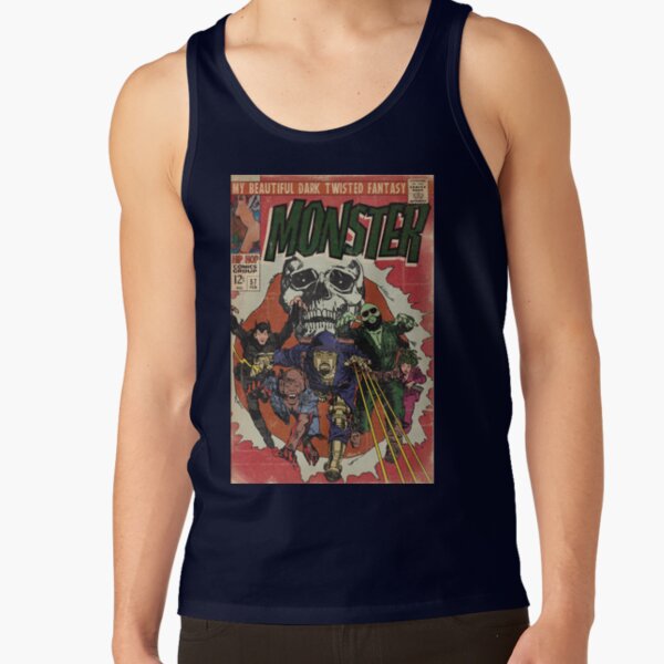Kanye West Monster Comic Book Parody Tank Top - Image 5