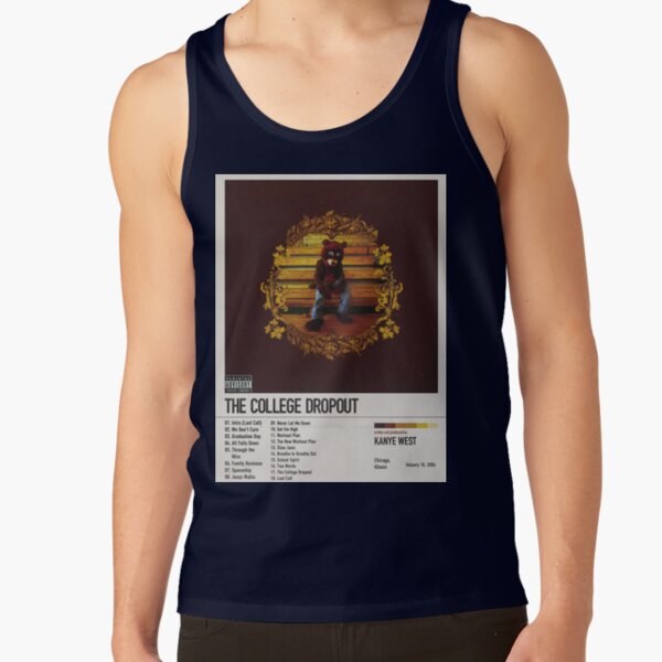 Kanye West The College Dropout Album Poster Tank Top - Image 5