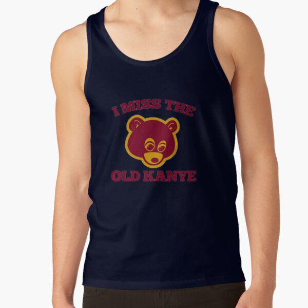 I Miss The Old Kanye College Dropout Bear Tank Top - Image 5