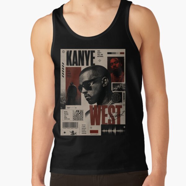 Kanye West Newpaper Tank Top - Image 2