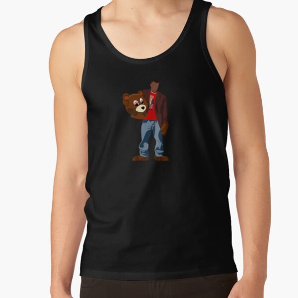 Kanye Head Bear Tank Top - Image 2