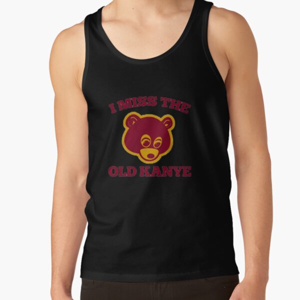 I Miss The Old Kanye College Dropout Bear Tank Top - Image 2