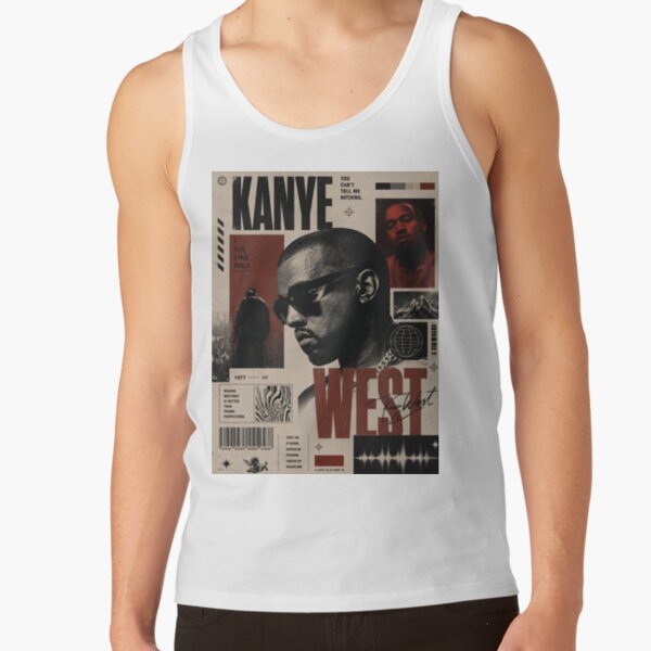 Kanye West Newpaper Tank Top