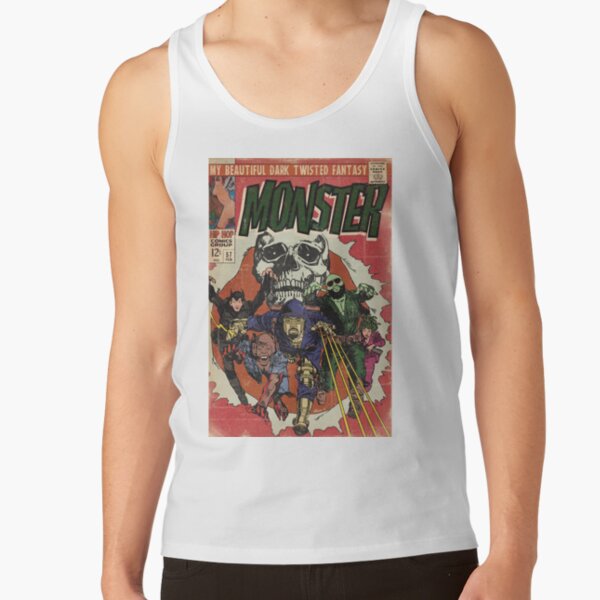 Kanye West Monster Comic Book Parody Tank Top