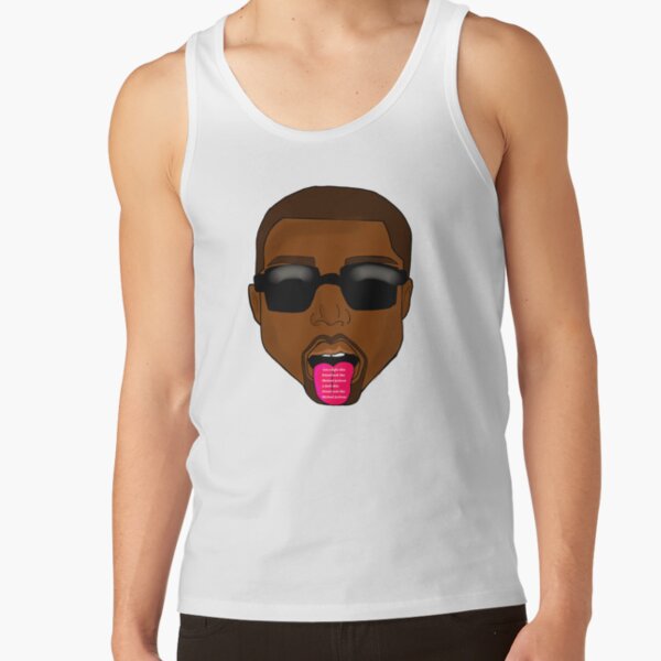 Cartoon Ye Kanye West Crazy Tank Top