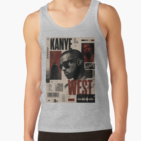 Kanye West Newpaper Tank Top - Image 3