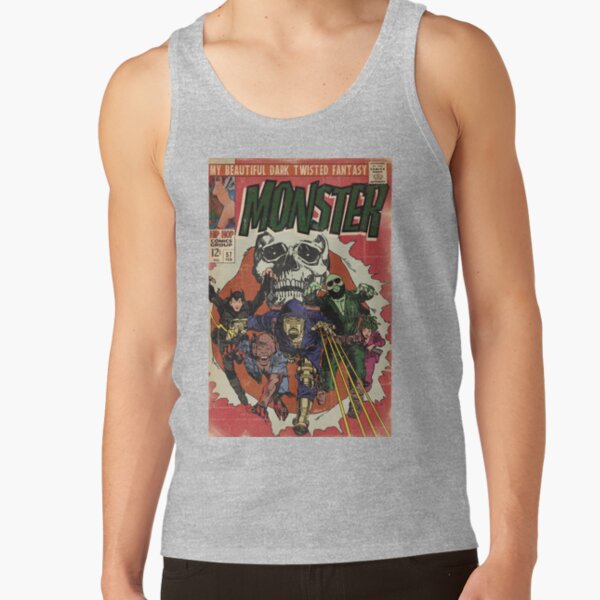Kanye West Monster Comic Book Parody Tank Top - Image 3