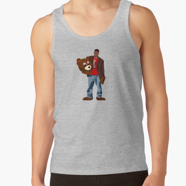 Kanye Head Bear Tank Top - Image 3