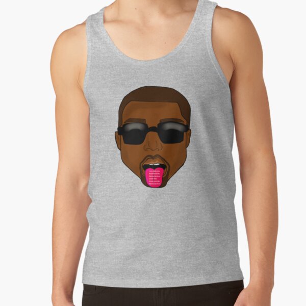 Cartoon Ye Kanye West Crazy Tank Top - Image 3