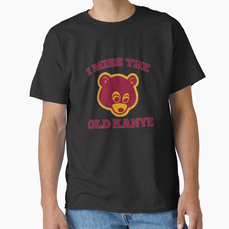 I Miss The Old Kanye College Dropout Bear T-shirt - Image 2