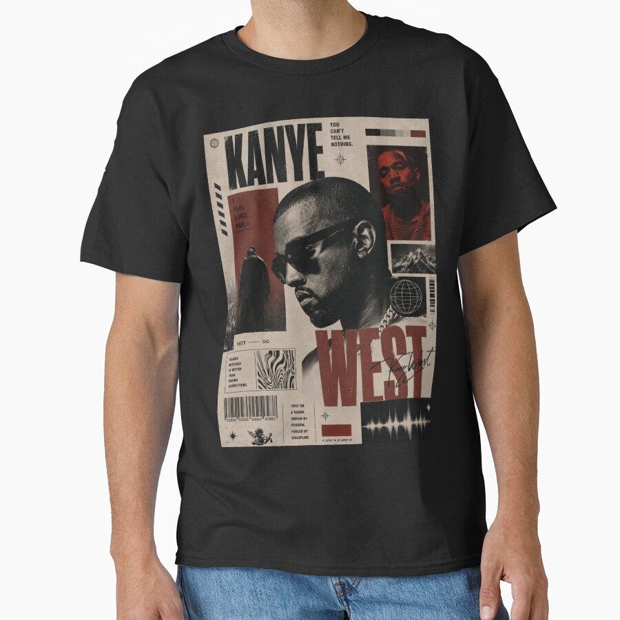 Kanye West Newpaper T-shirt - Image 2