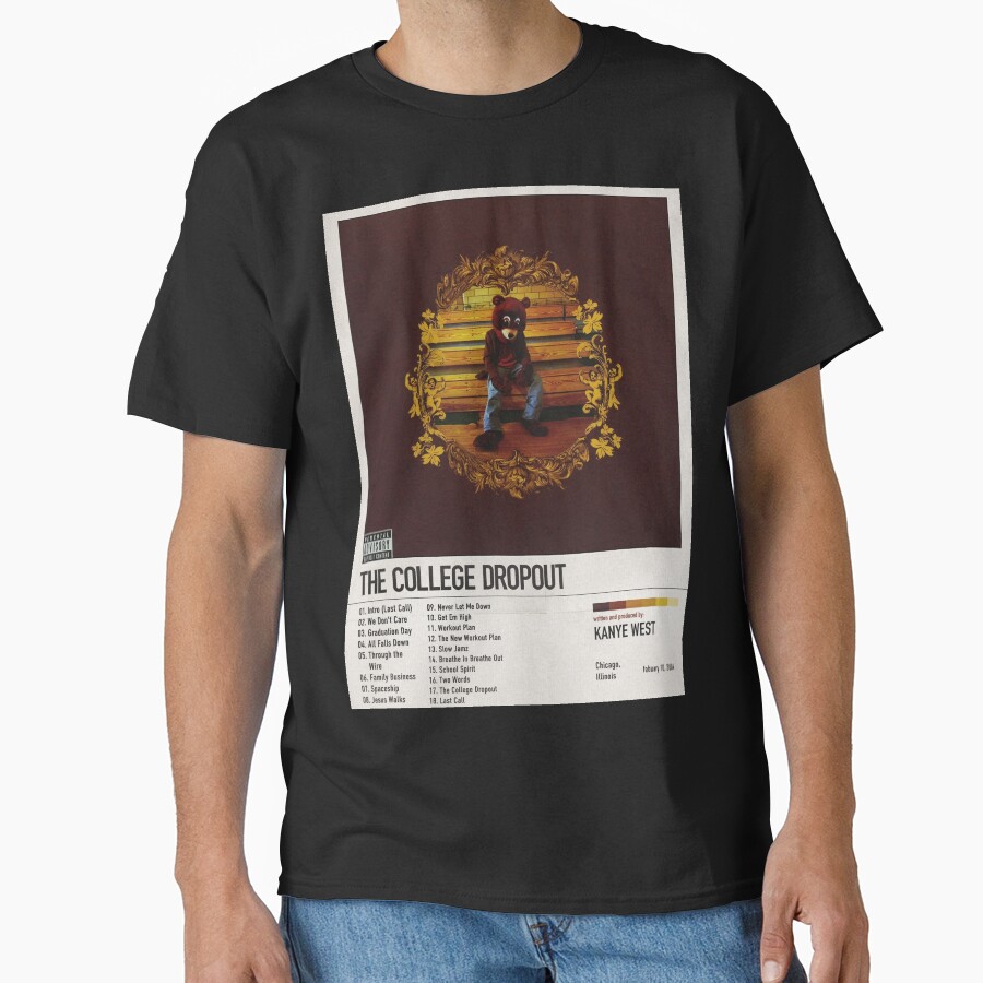 Kanye West The College Dropout Album Poster T-shirt - Image 2