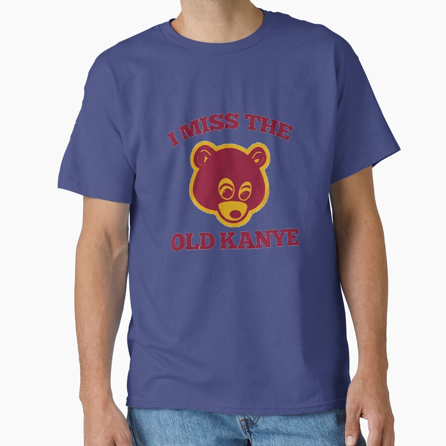 I Miss The Old Kanye College Dropout Bear T-shirt - Image 4