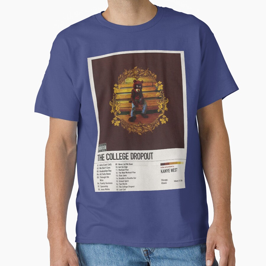 Kanye West The College Dropout Album Poster T-shirt - Image 4