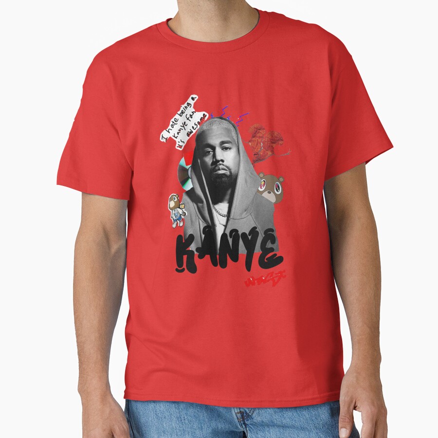 I Hate Being A Kanye Fan Ist Awesome T-shirt - Image 5