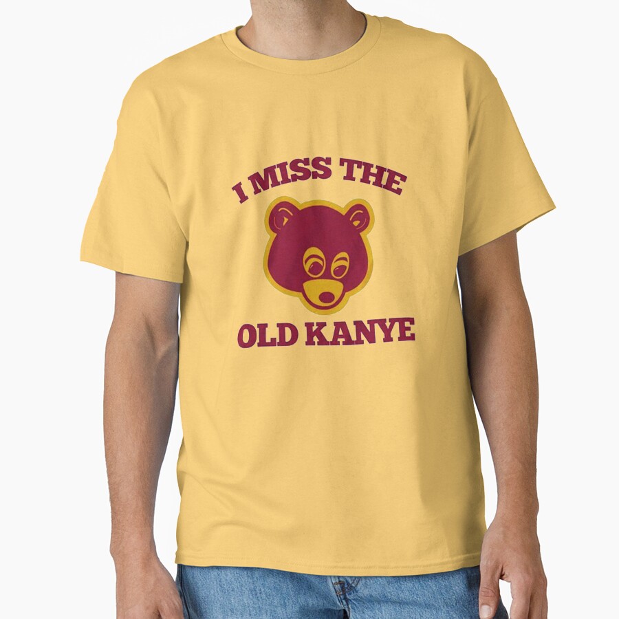 I Miss The Old Kanye College Dropout Bear T-shirt - Image 6