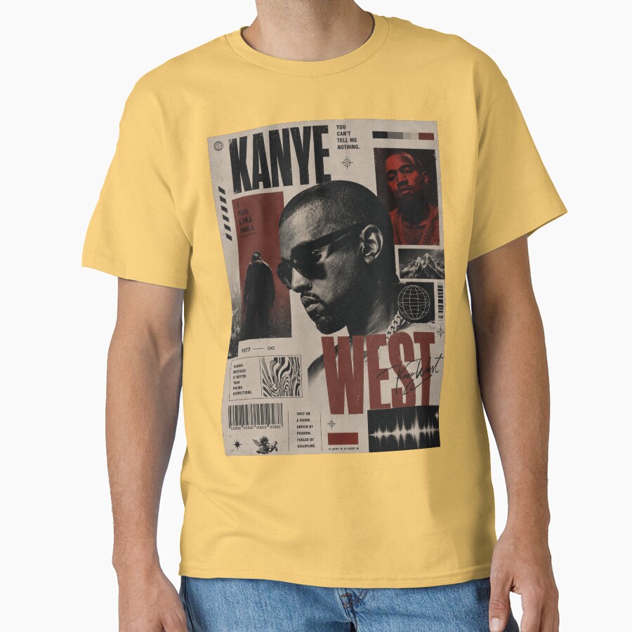 Kanye West Newpaper T-shirt - Image 6