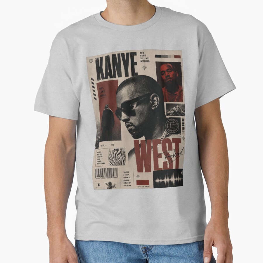 Kanye West Newpaper T-shirt - Image 3