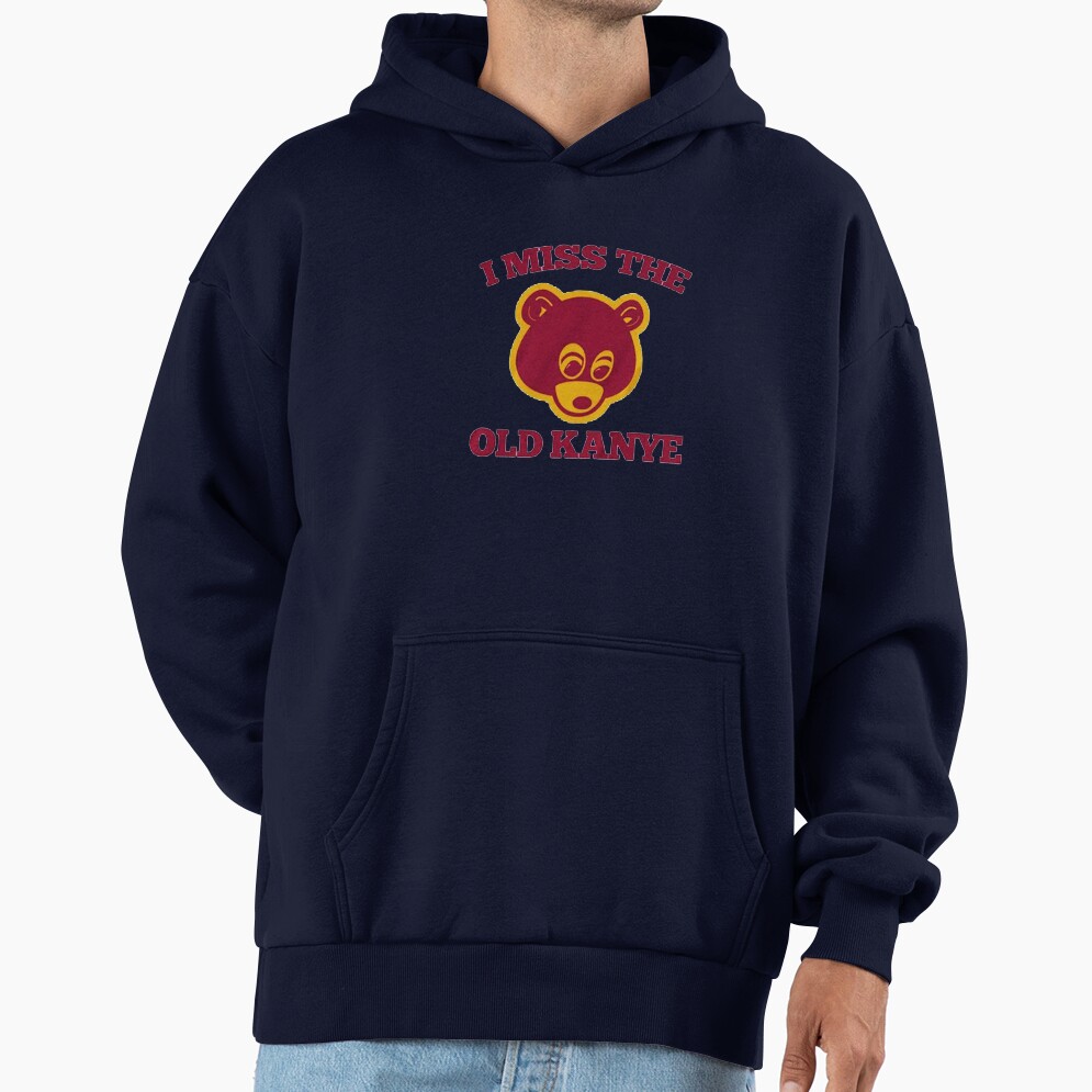 I Miss The Old Kanye College Dropout Bear Hoodie - Image 5