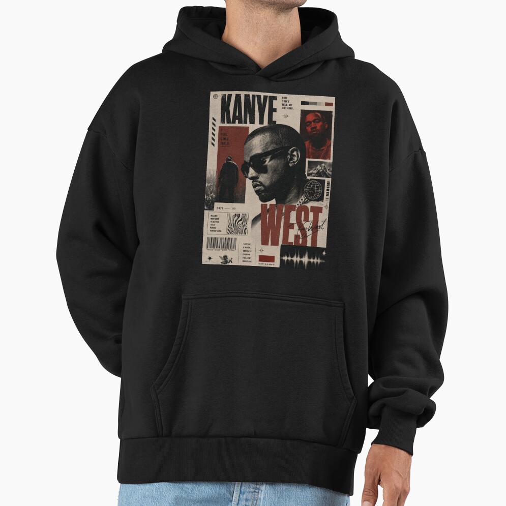 Kanye West Newpaper Hoodie - Image 2