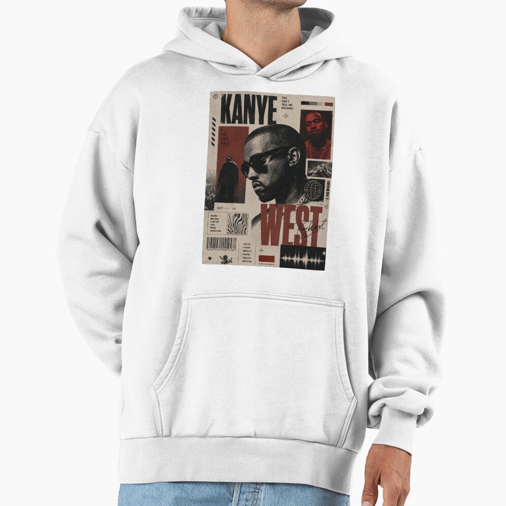 Kanye West Newpaper Hoodie
