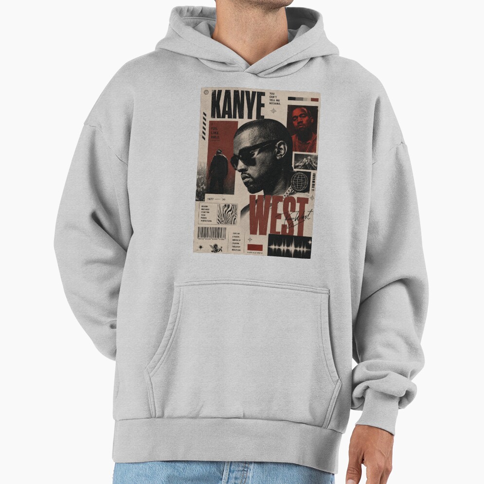 Kanye West Newpaper Hoodie - Image 4