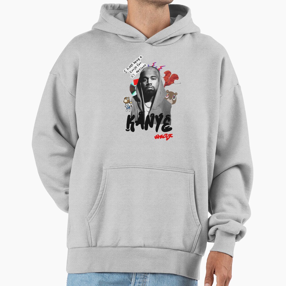I Hate Being A Kanye Fan Ist Awesome Hoodie - Image 4