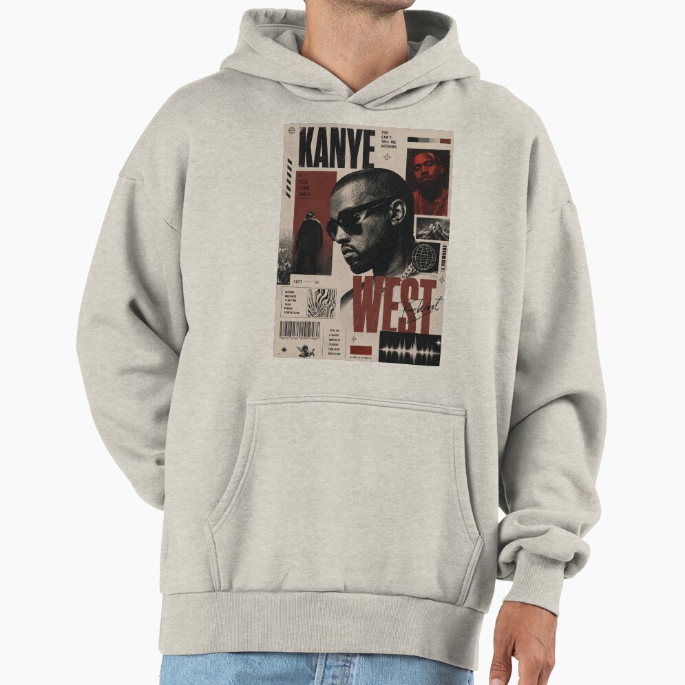 Kanye West Newpaper Hoodie - Image 3