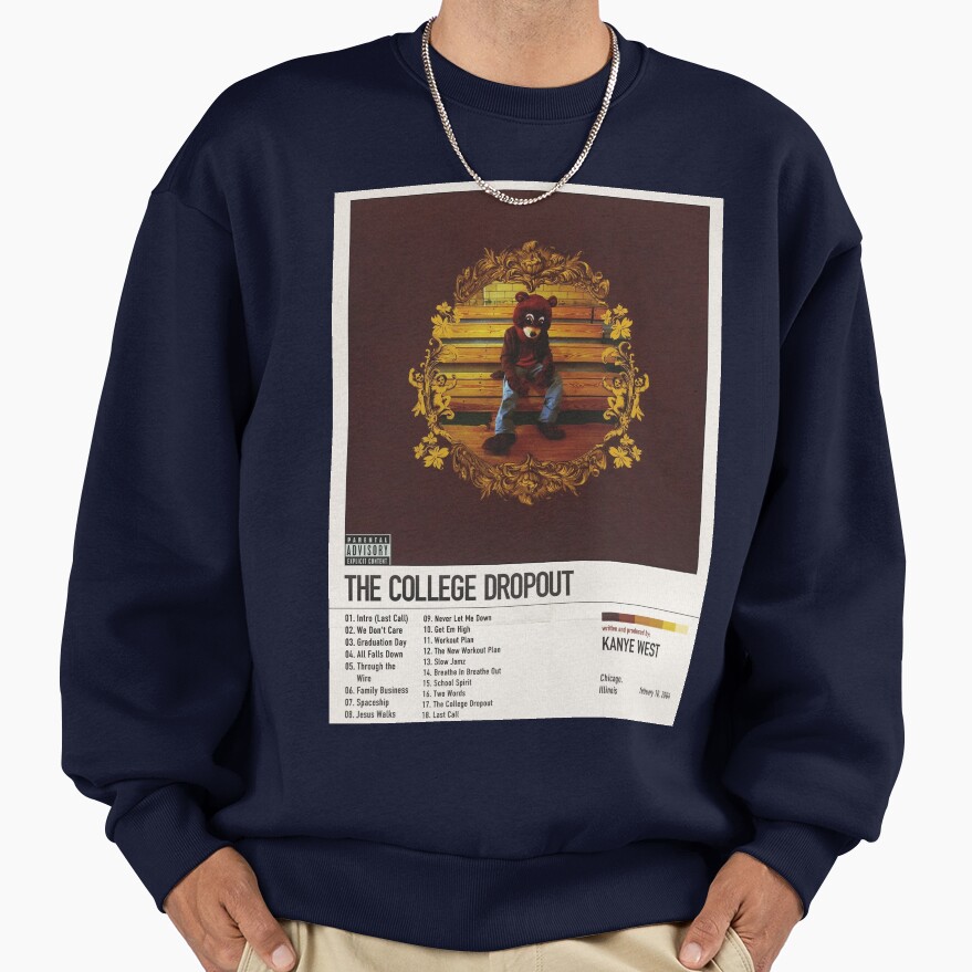 Kanye West The College Dropout Album Poster Sweatshirt - Image 5