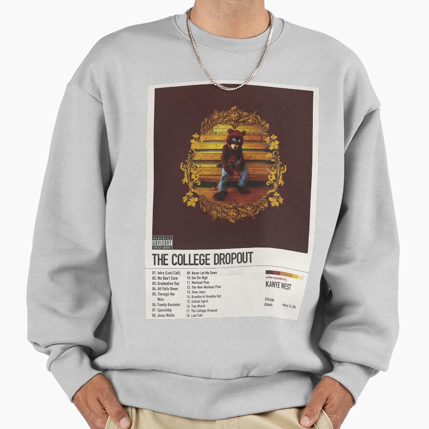 Kanye West The College Dropout Album Poster Sweatshirt - Image 4