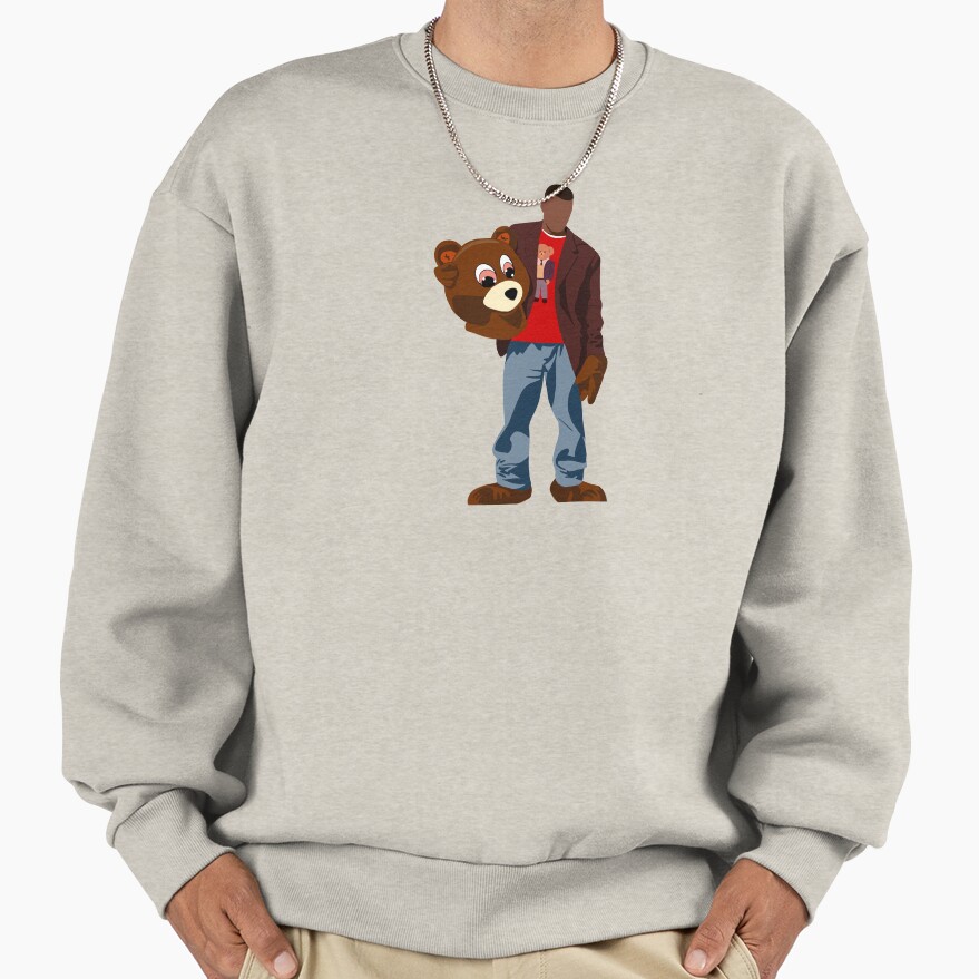 Kanye Head Bear Sweatshirt - Image 4