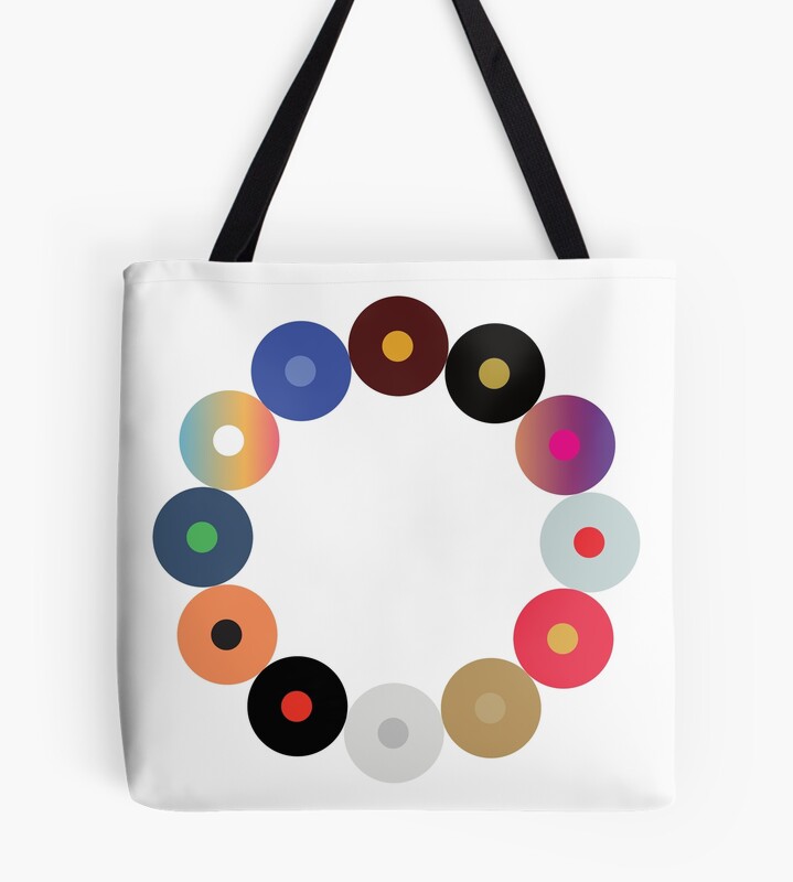 Kanye West Albums Tote Bag