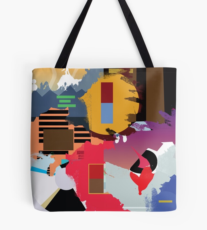 Kanye Albums Collage Tote Bag