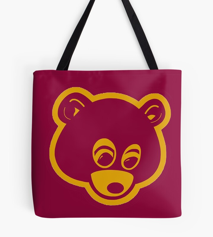 Kanye West College Dropout Bear Items Tote Bag