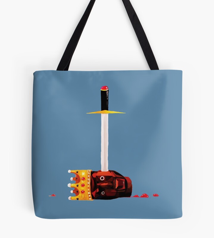 The King Is Dead Long Live The King Tote Bag