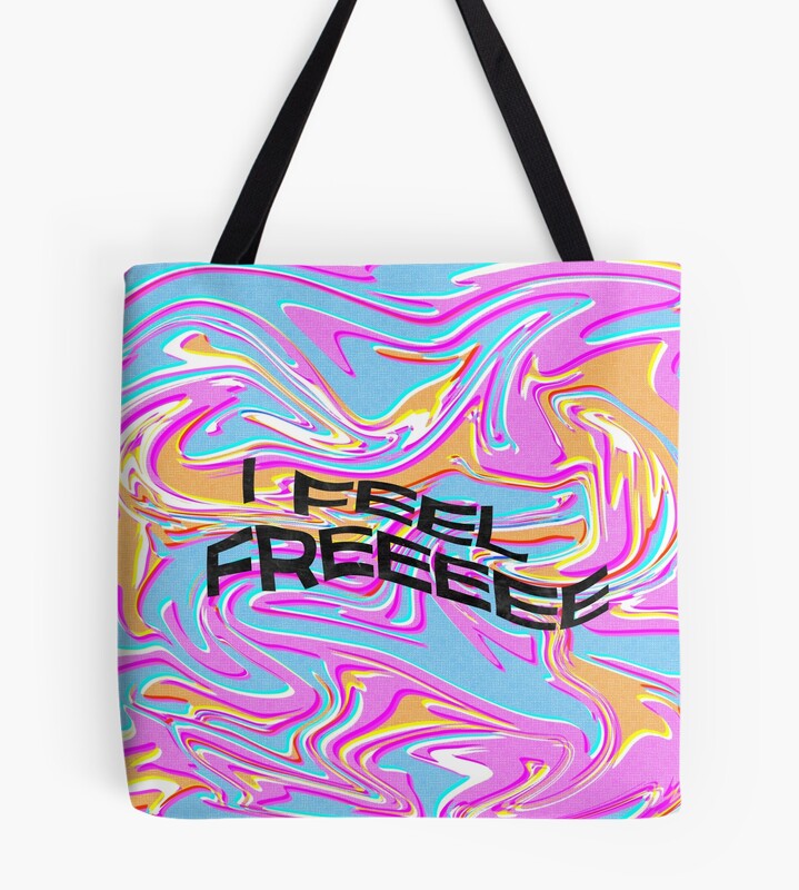 I Feel Free Kanye West Art Tote Bag