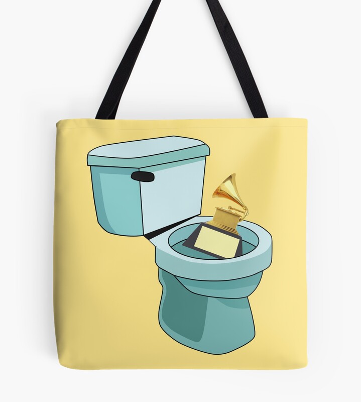 Grammy In The Toilet Kanye West Tote Bag