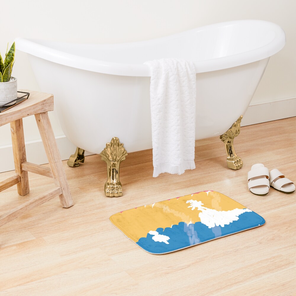Kids See Ghosts Scribble Album Cover Bath Mat - Image 2