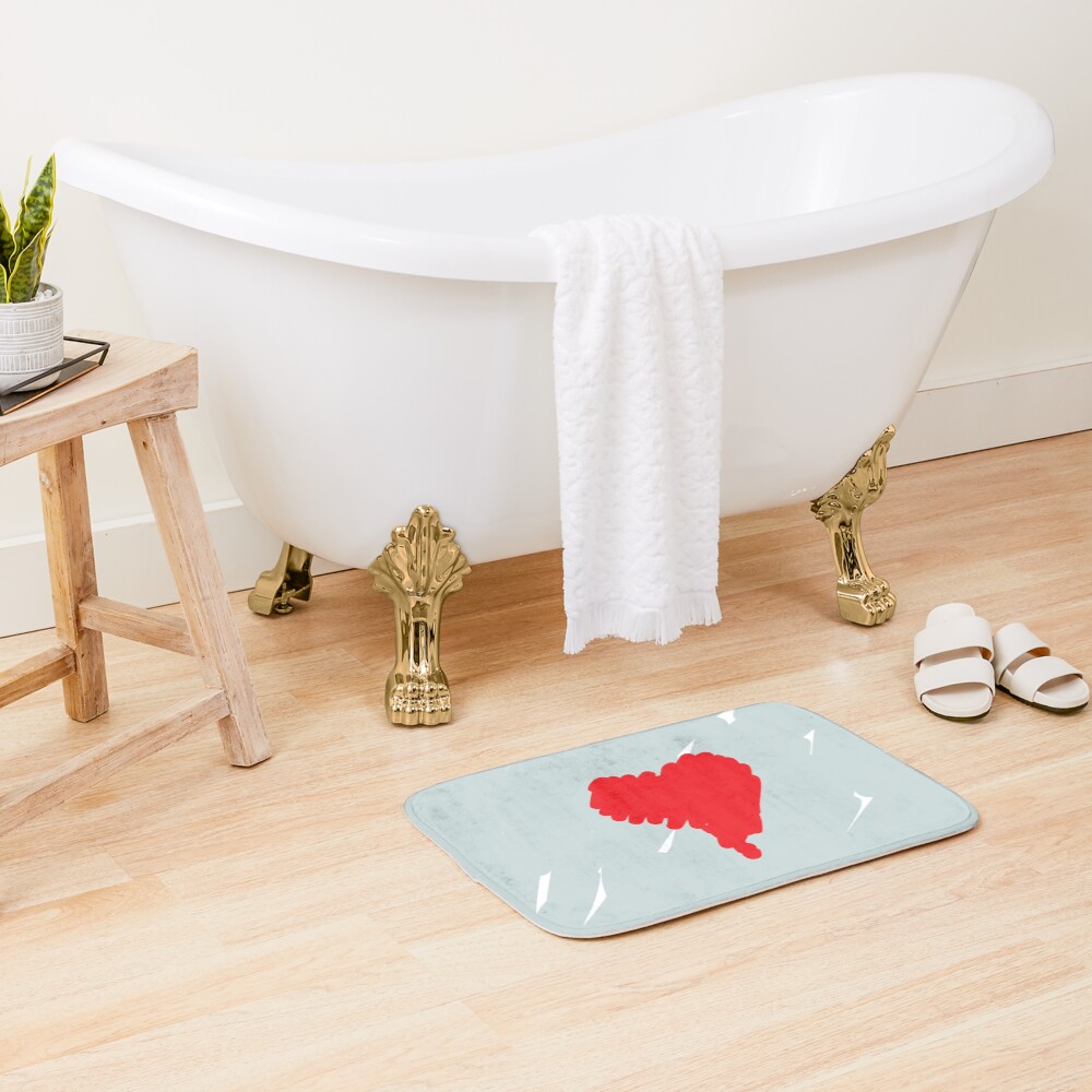 808 S And Heartbreak Scribble Album Cover Bath Mat - Image 2