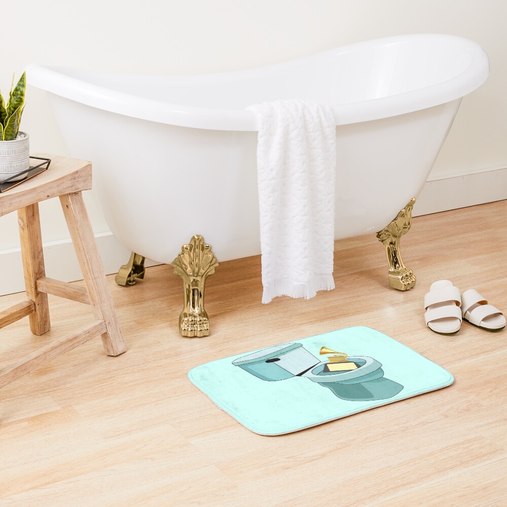 Grammy In The Toilet Kanye West Bath Mat - Image 2