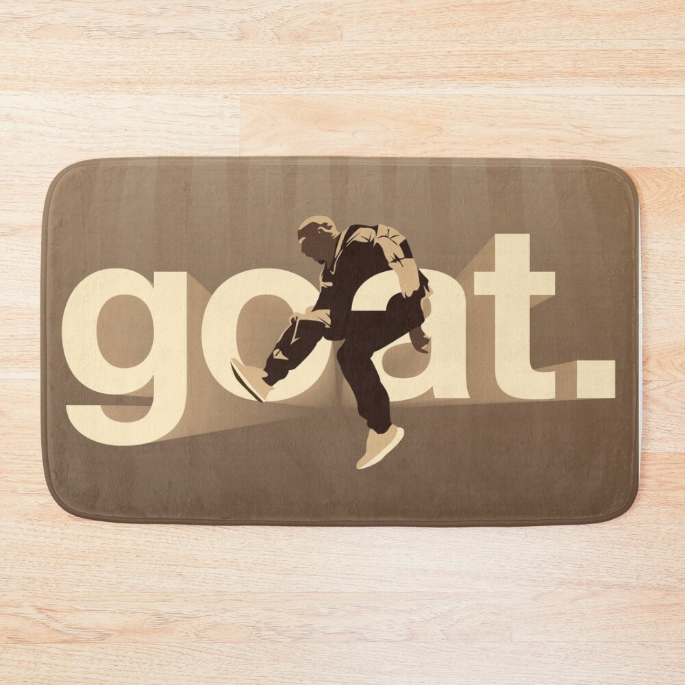 Kanye Goat Poster Bath Mat