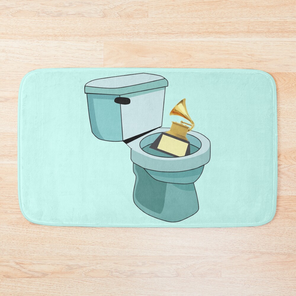Grammy In The Toilet Kanye West Bath Mat